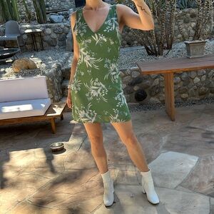 Rolls Coster Green Mini Dress